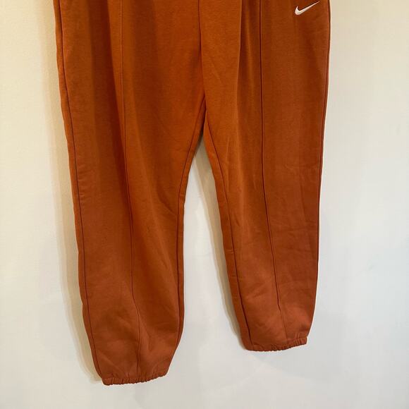 NEW Nike Women's Loose Fit Mid Rise Sweatpants sz XL Dark Orange - Picture 4 of 10